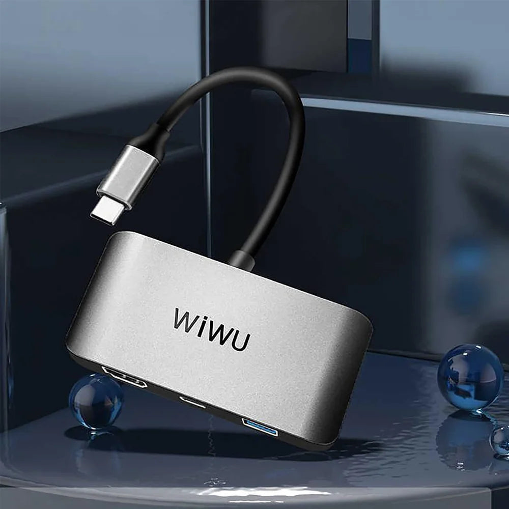 Wiwu Converter 3 in 1 (C2H) Type-C Hub Wiwu Converter 3 in 1 (C2H) Type-C Hub